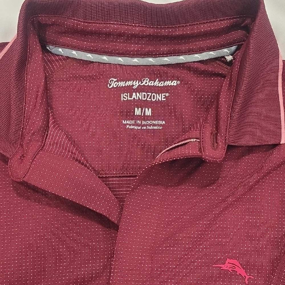 Tommy Bahama Burgundy Polo Shirt